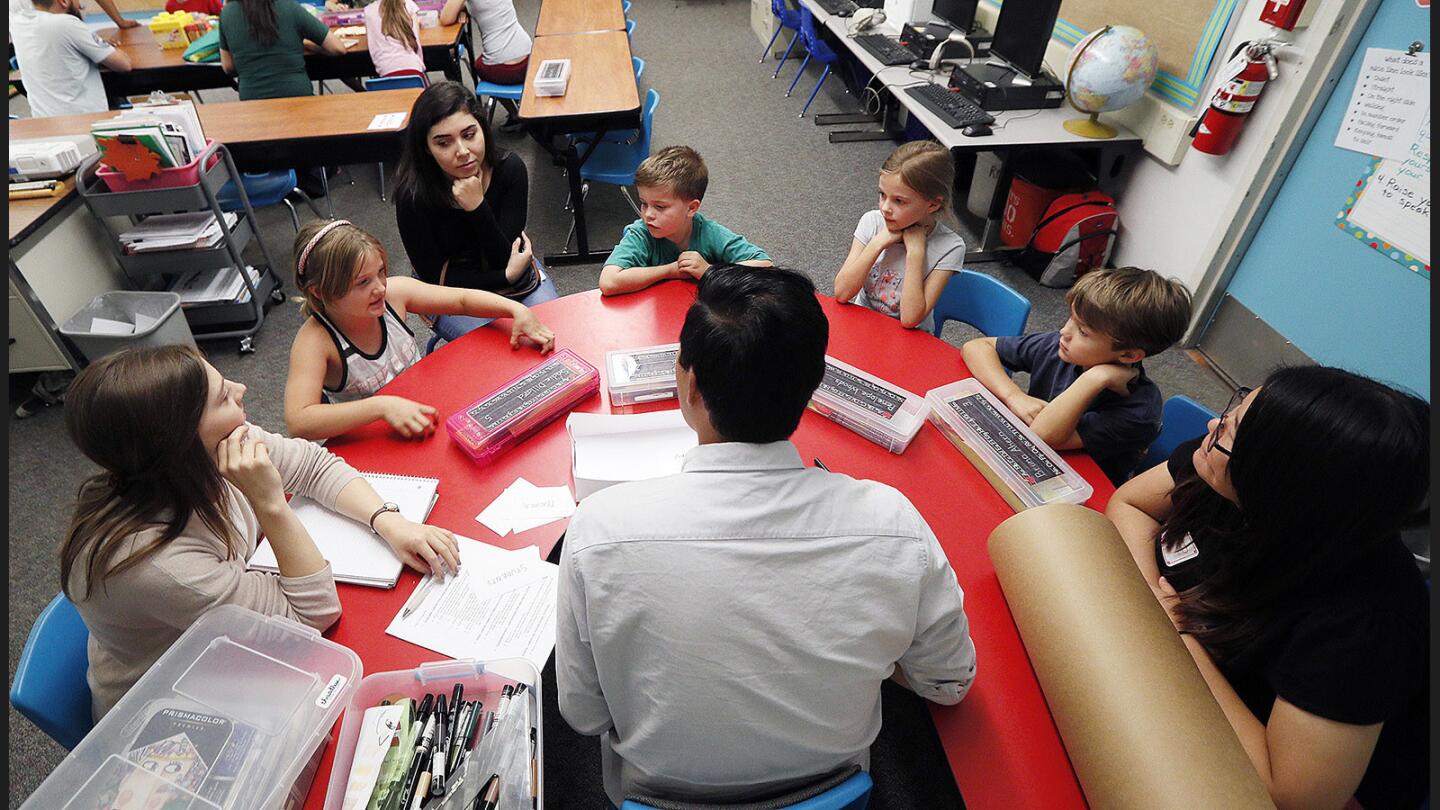 Photo Gallery: Cal Poly Pomona architecture students tap Palm Crest Elementary second graders for ideal classroom ideas