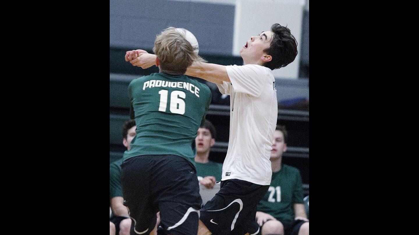 Photo Gallery: Providence vs. Pacifica Christian in Liberty League boys' volleyball