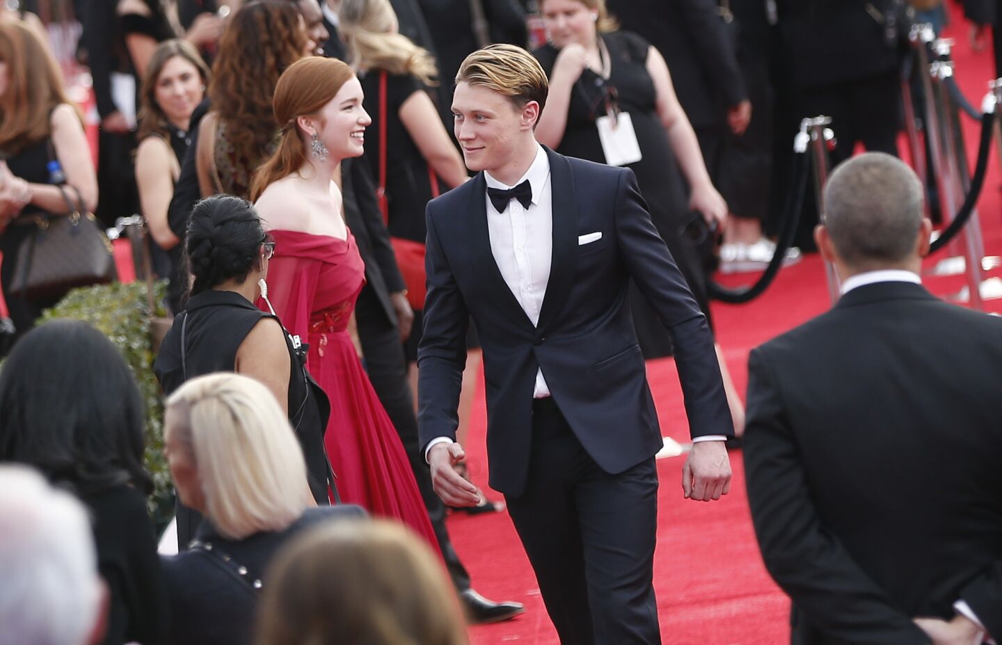 LOS ANGELES, CA - January 29, 2017-Actor George MacKay during the arrivals at the 23rd Annual Screen Actors Guild Awards at the Shrine Auditorium in Los Angeles, CA on Sunday, January 29, 2017. (Jay L. Clendenin / Los Angeles Times)