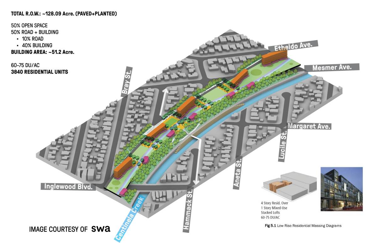 Graphic to transform Los Angeles' shortest, unfinished freeways for nearly 4,000 affordable housing units.