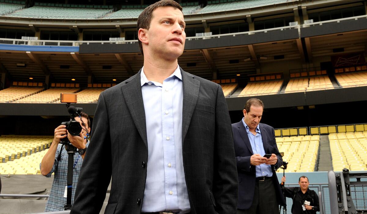 Andrew Friedman and his colleagues in the Dodgers' front office have made a strong first impression at the winter meetings.