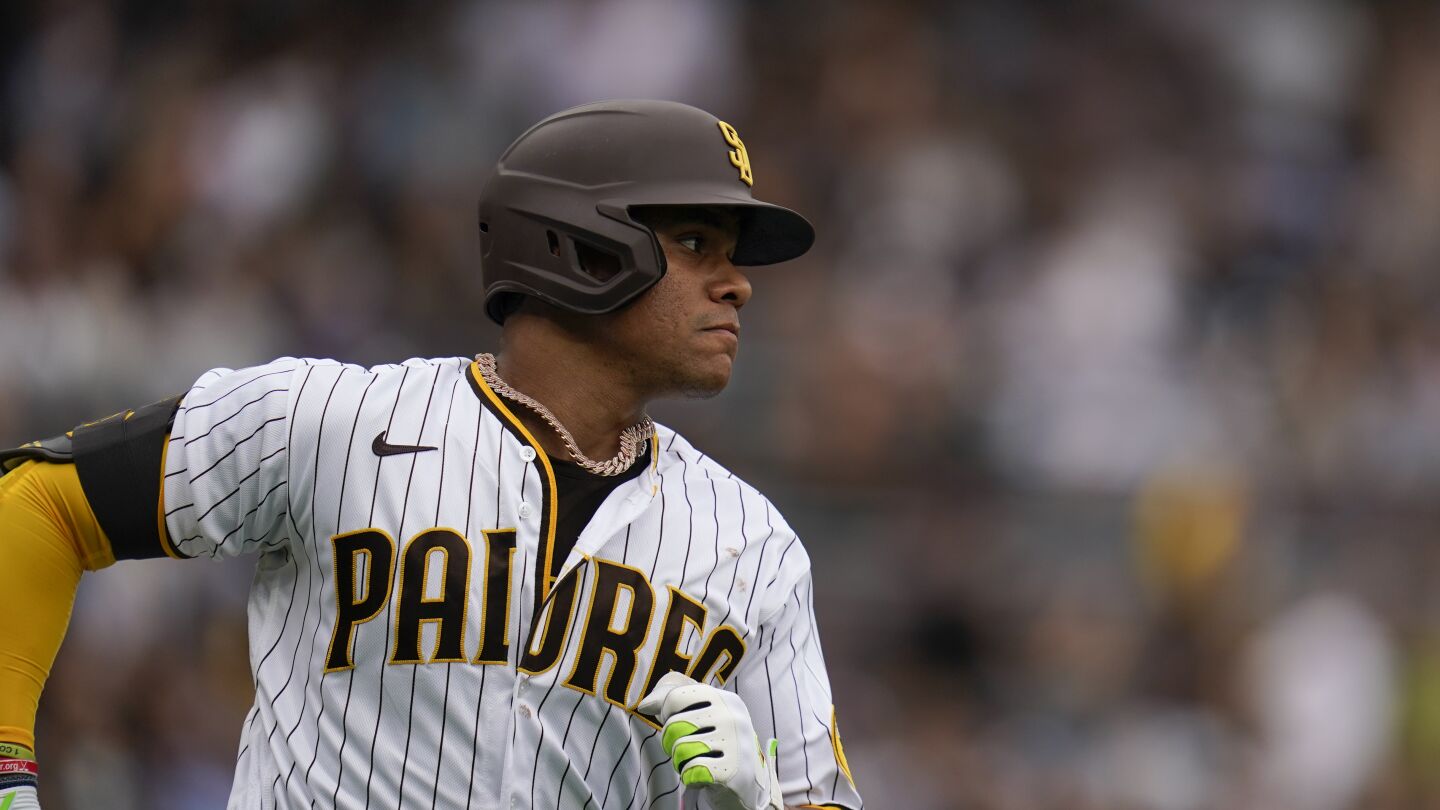 Trending: San DiegoThe Padres hit three homers and scored nine runs in their first post-trade game, but are hitting .168/.245/.216 during their four-game losing streak and have not homered since Wednesday. New OF Juan Soto has not driven in a run yet as a Padre, but is hitting .313/.476/.500 in his first five games. 1B Josh Bell is looking for his first extra-base hit and has one RBI while hitting .200/.368/.200 since the trade, while INF Brandon Drury has two hits – a grand slam and a double – while hitting .133/.263/.400. OF Jurickson Profar leads the team with 21 hits since the All-Star break, but is 2-for-20 over his last five games. In the bullpen, new closer Josh Hader hasn’t pitched since earning the win Tuesday with a strikeout in a scoreless inning.