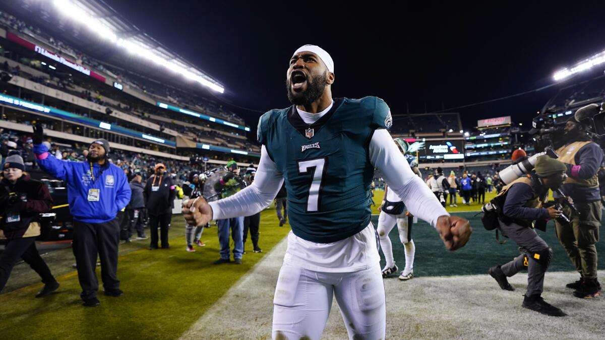 Eagles hope home field helps them vs 49ers in NFC title game - The San  Diego Union-Tribune