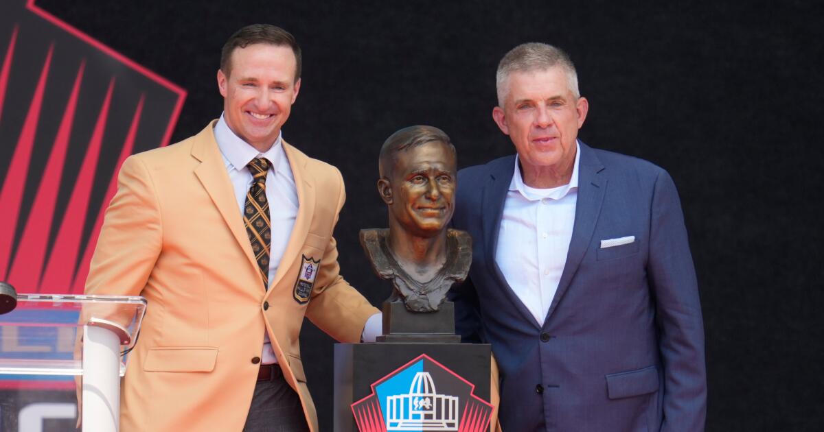 Drew Brees and Roger Craig among players enshrined in Pro Football Hall of Fame