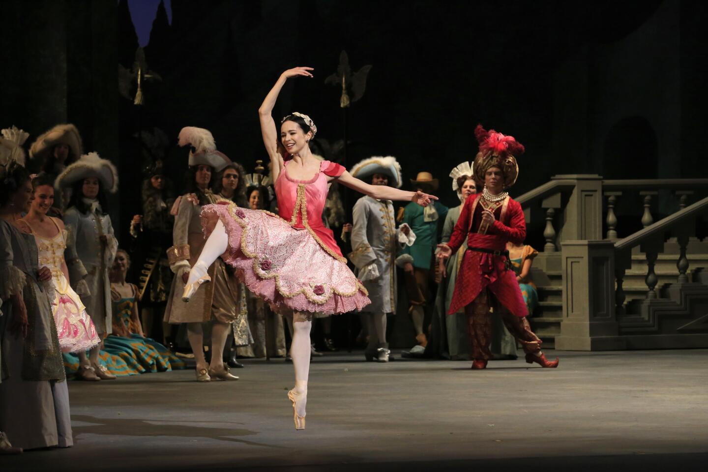 Diana Vishneva portrays opening-night Princess Aurora in the American Ballet Theatre's new production and world premiere of "The Sleeping Beauty" at the Segerstrom Center for the Arts.