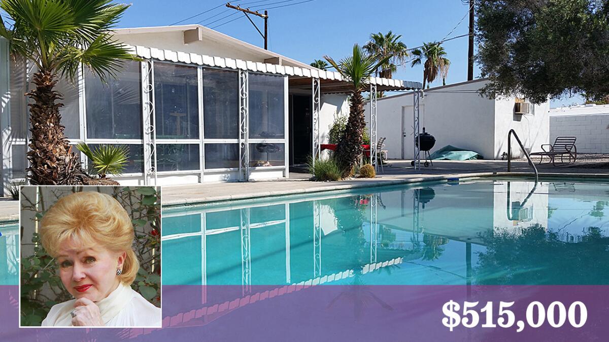 A home that actress Debbie Reynolds once bought for her parents is for sale in Palm Springs.