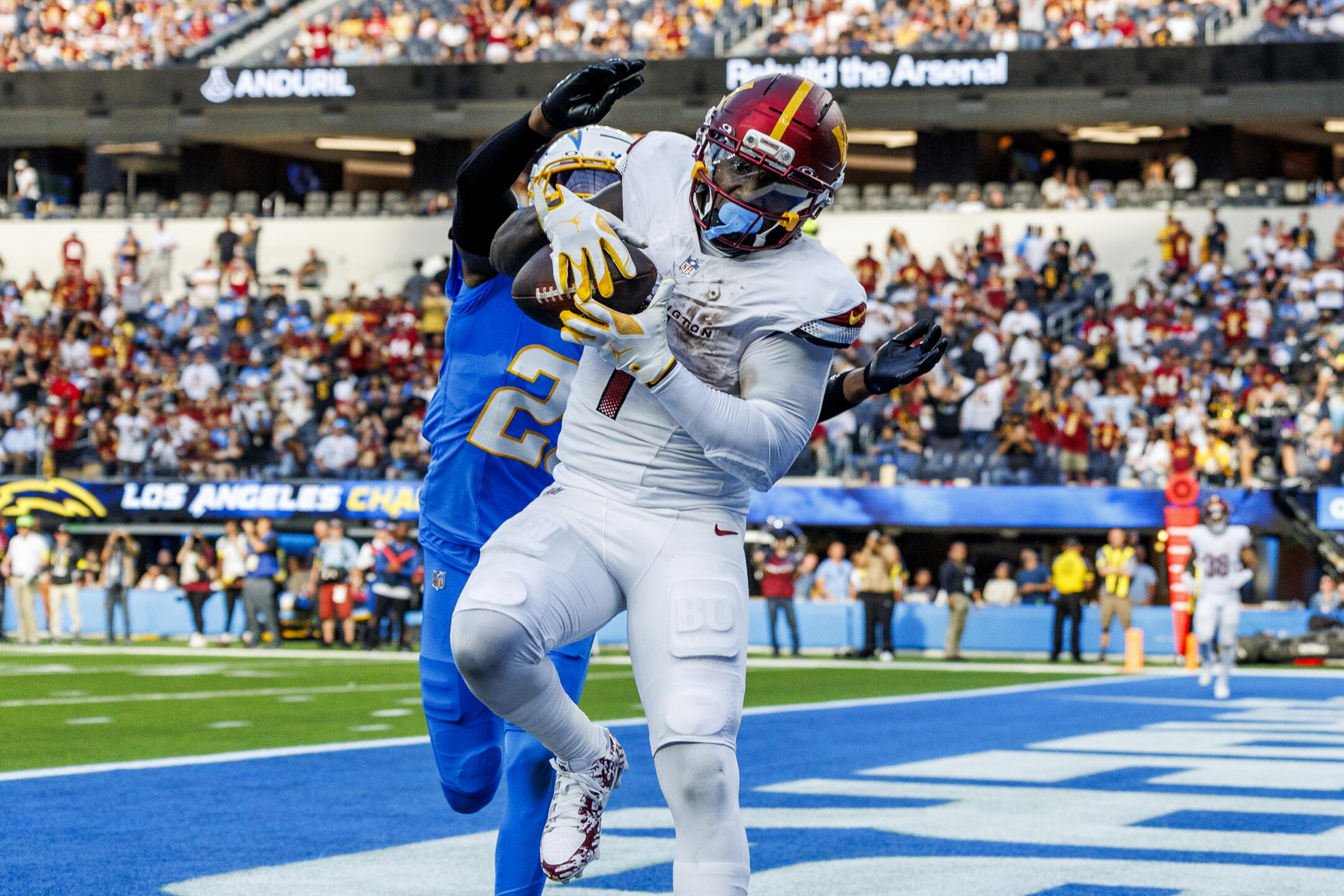 Commanders Interception Justin Herbert interception dooms Chargers in loss to Washington - Los ...