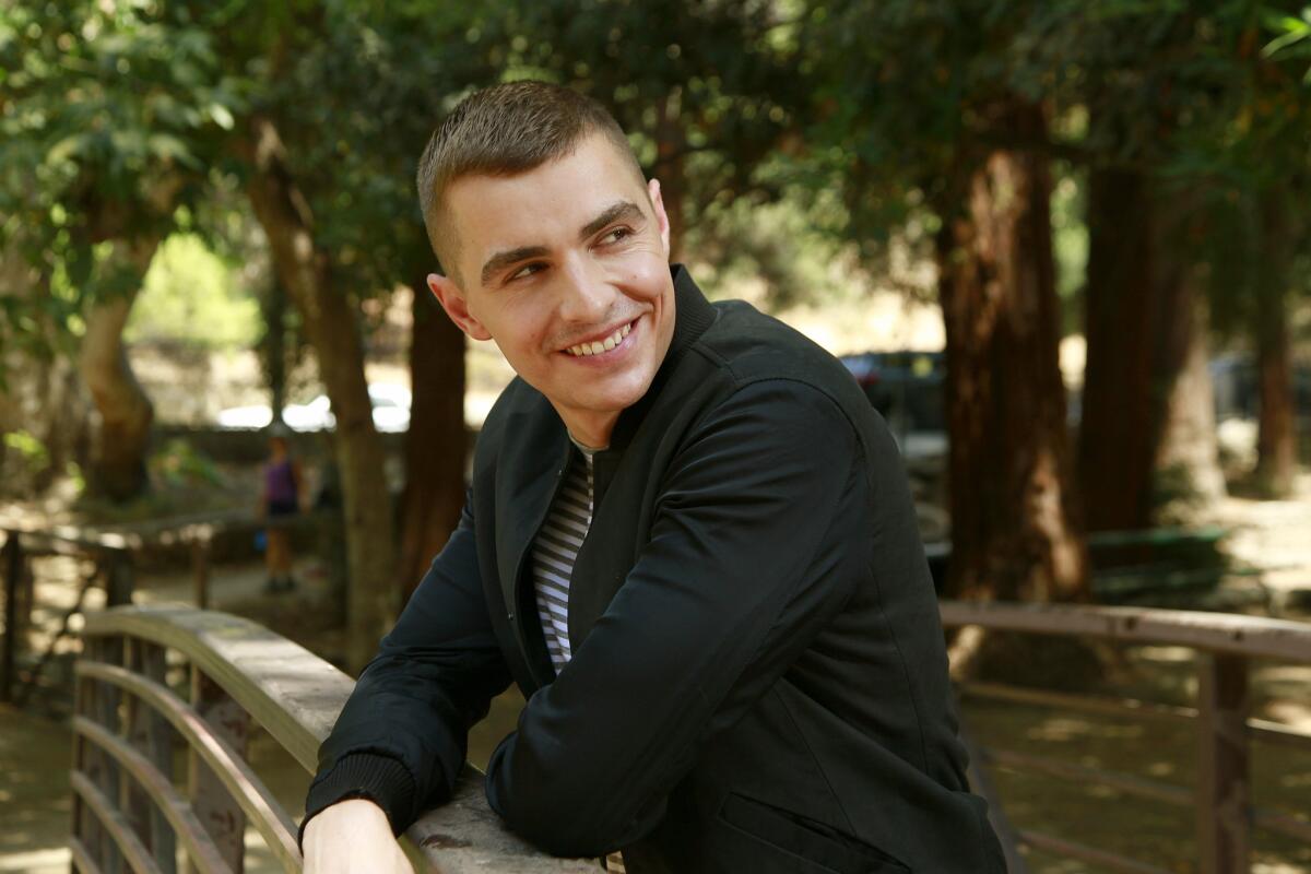 Dave Franco, currently starring in "Nerve," takes in the surroundings in Griffith Park.