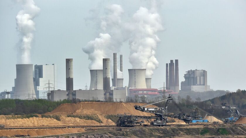 A power plant near Grevenbroich, western Germany, in 2014. Diplomats are meeting in in Bonn to discuss implementation of a landmark agreement to fight climate change.