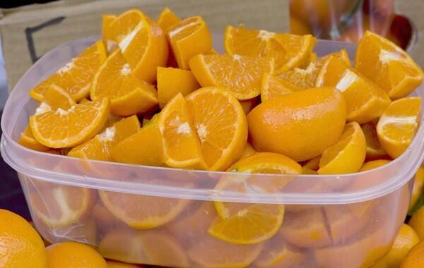 Samples of W. Murcott Afourer mandarins