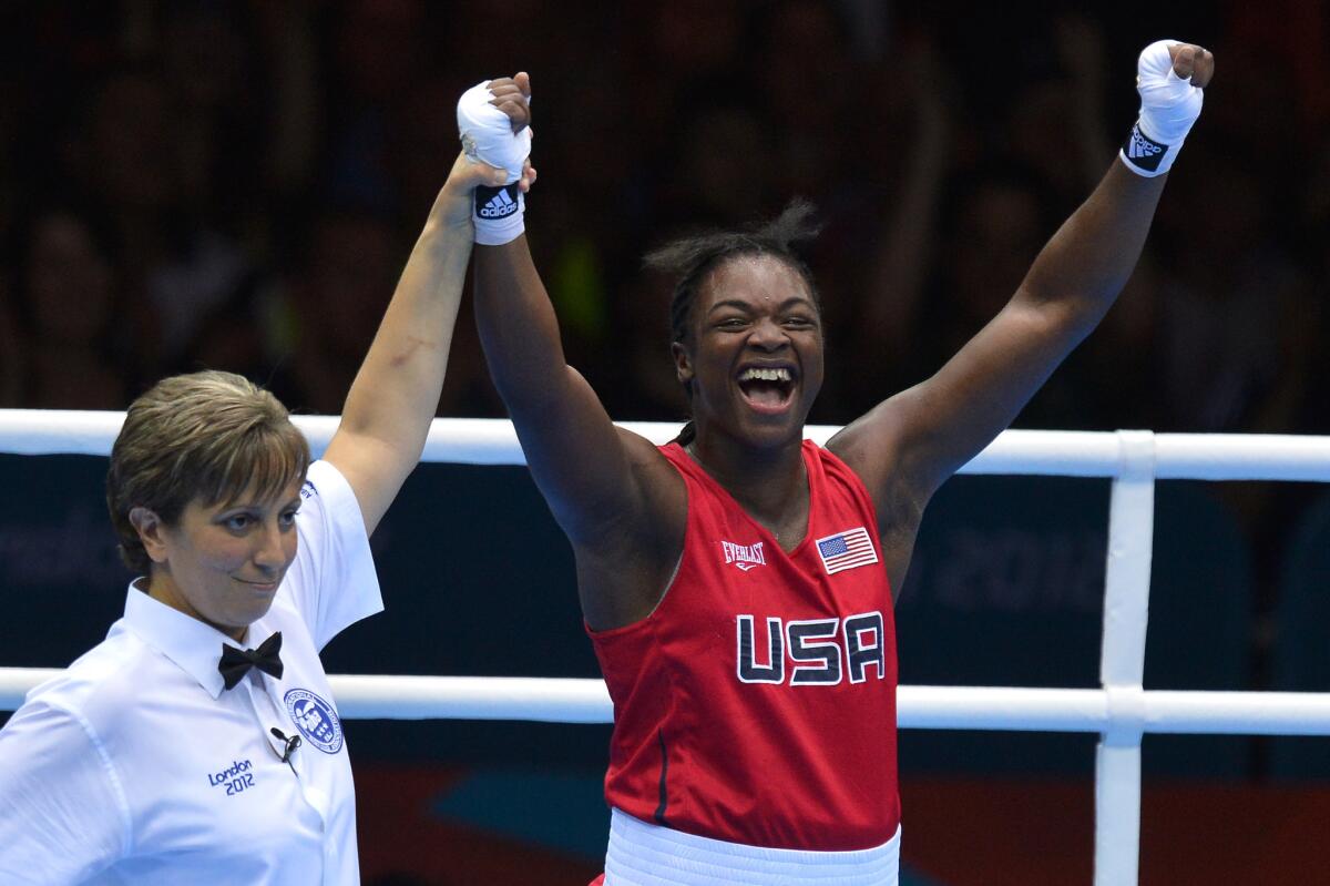 Claressa Shields.Gold Medal Olympic Boxer.  Female boxers, Women boxing,  Athletic women