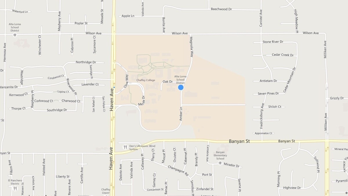 chaffey college rancho campus map Chaffey College Cancels Classes After Possible Explosive Reported chaffey college rancho campus map