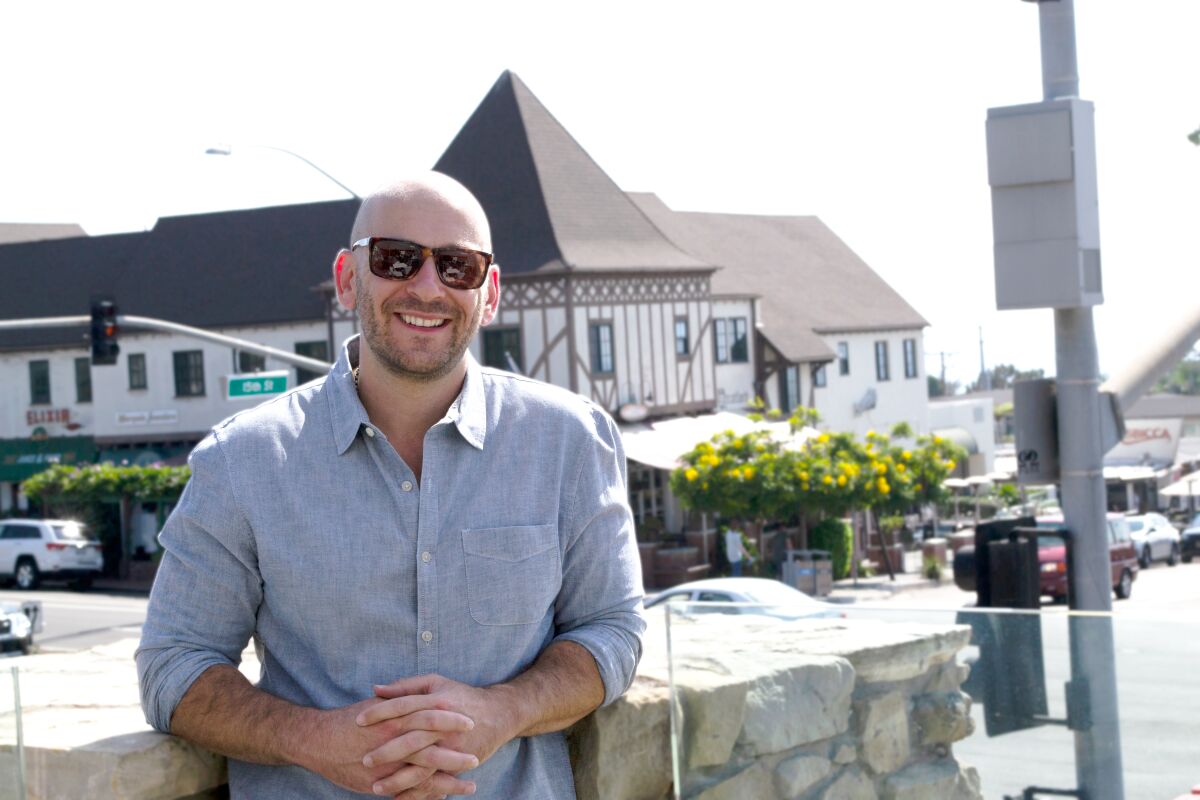 Alex Feldman, the owner of the new Alexander Daas optique in Del Mar.