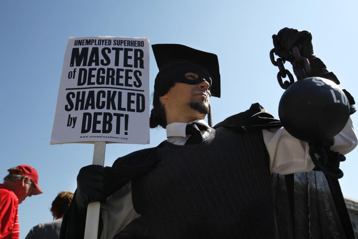 Gan Golan, of Los Angeles, dressed as the "Master of Degrees during Occupy DC activities in Washington last year.