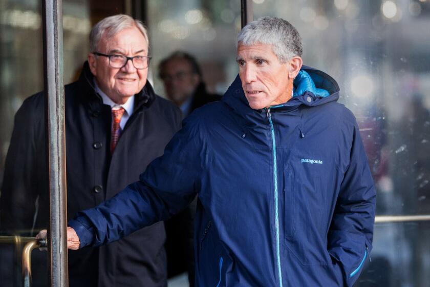 BOSTON, MA - MARCH 12: William "Rick" Singer leaves Boston Federal Court after being charged with racketeering conspiracy, money laundering conspiracy, conspiracy to defraud the United States, and obstruction of justice on March 12, 2019 in Boston, Massachusetts. Singer is among several charged in alleged college admissions scam. (Photo by Scott Eisen/Getty Images) ** OUTS - ELSENT, FPG, CM - OUTS * NM, PH, VA if sourced by CT, LA or MoD ** ** OUTS - ELSENT, FPG, CM - OUTS * NM, PH, VA if sourced by CT, LA or MoD **