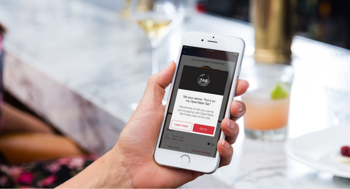 OpenTable takes the paperwork and credit-card swap out of paying at restaurants. (OpenTable)