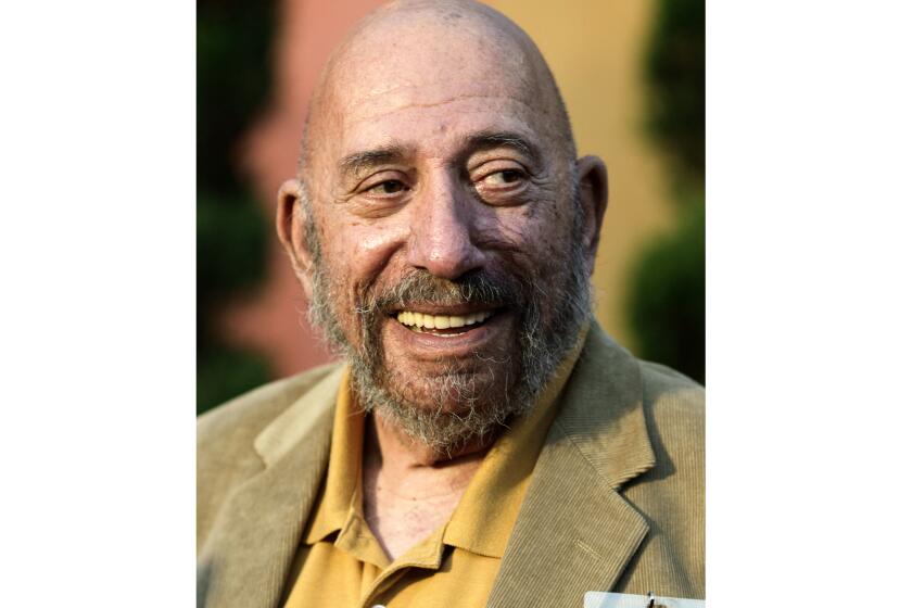 FILE - This Sept. 23, 2011 file photo shows Sid Haig at Universal Studios Hollywood celebrating "Halloween Horror Nights" in Universal City, Calif. Haig, the bearded character actor best known as Captain Spaulding in the “House of 1000 Corpses” trilogy, died Saturday, Sept. 21, 2019, after a recent fall in his home. He was 80. (AP Photo/Dan Krauss, File)
