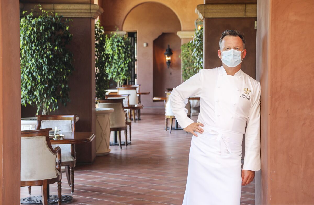 Chef/Director William Bradley at Addison, San Diego's only Michelin-starred restaurant 