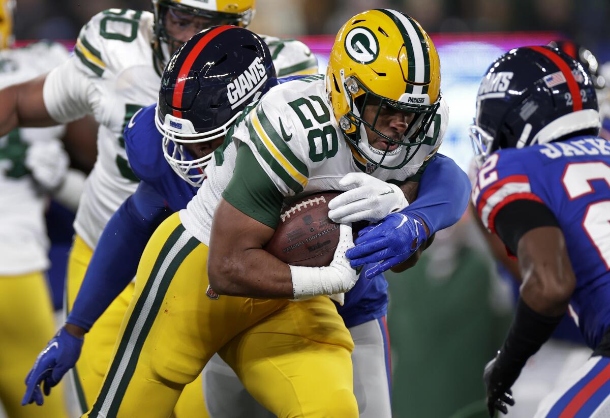 Packers get top CB Jaire Alexander, RB AJ Dillon back for Panthers game,  but two WRs are out - The San Diego Union-Tribune