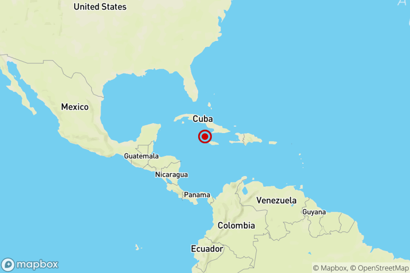 Powerful 7.7 earthquake strikes between Cuba and Jamaica Los