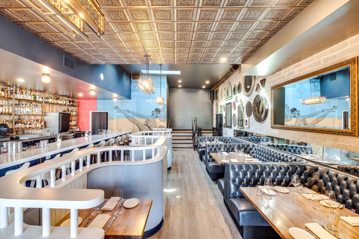 The interior of Rare Society