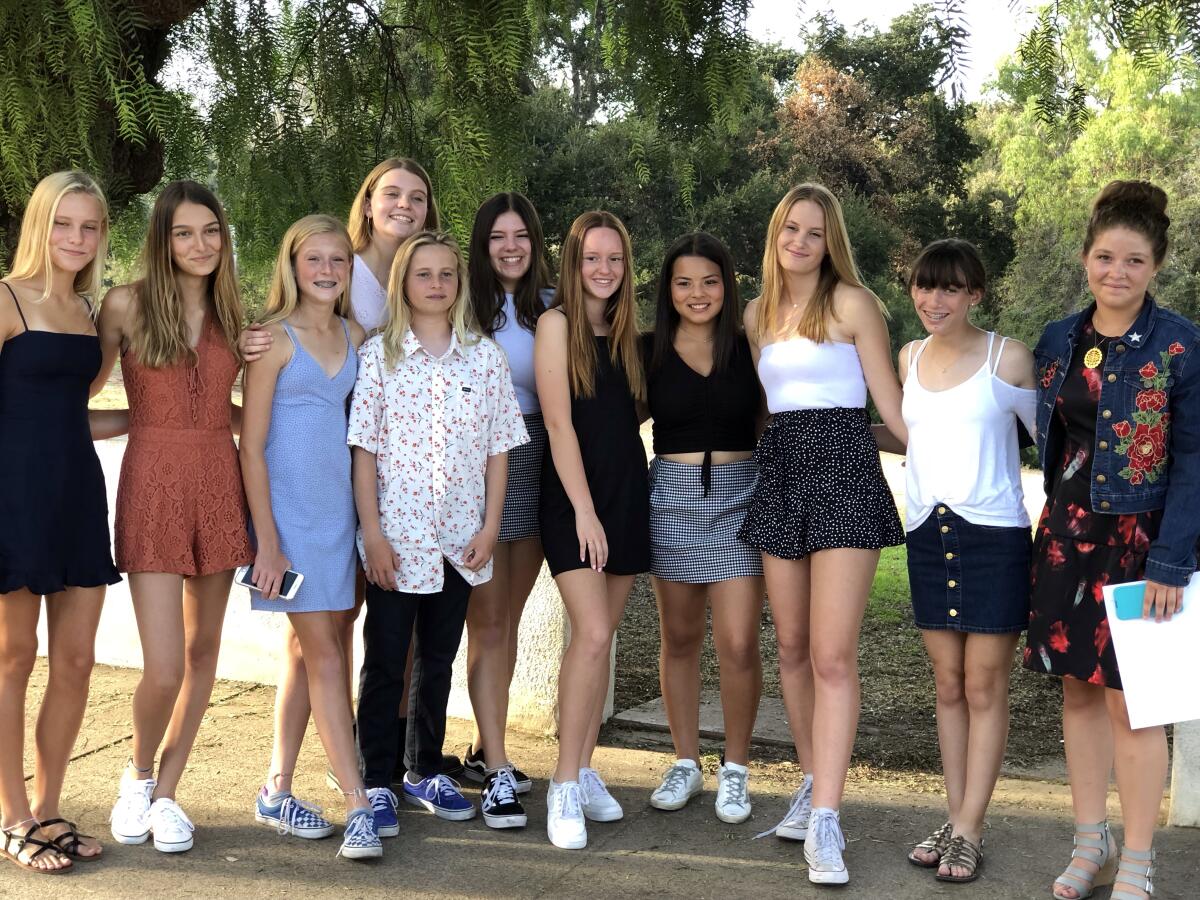 Girl Scout Troop 3655 members