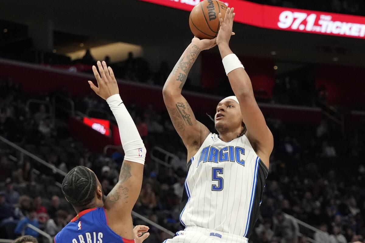 Paolo Banchero has 3-point play in final second to lift Magic past Pistons,  112-109, Sports