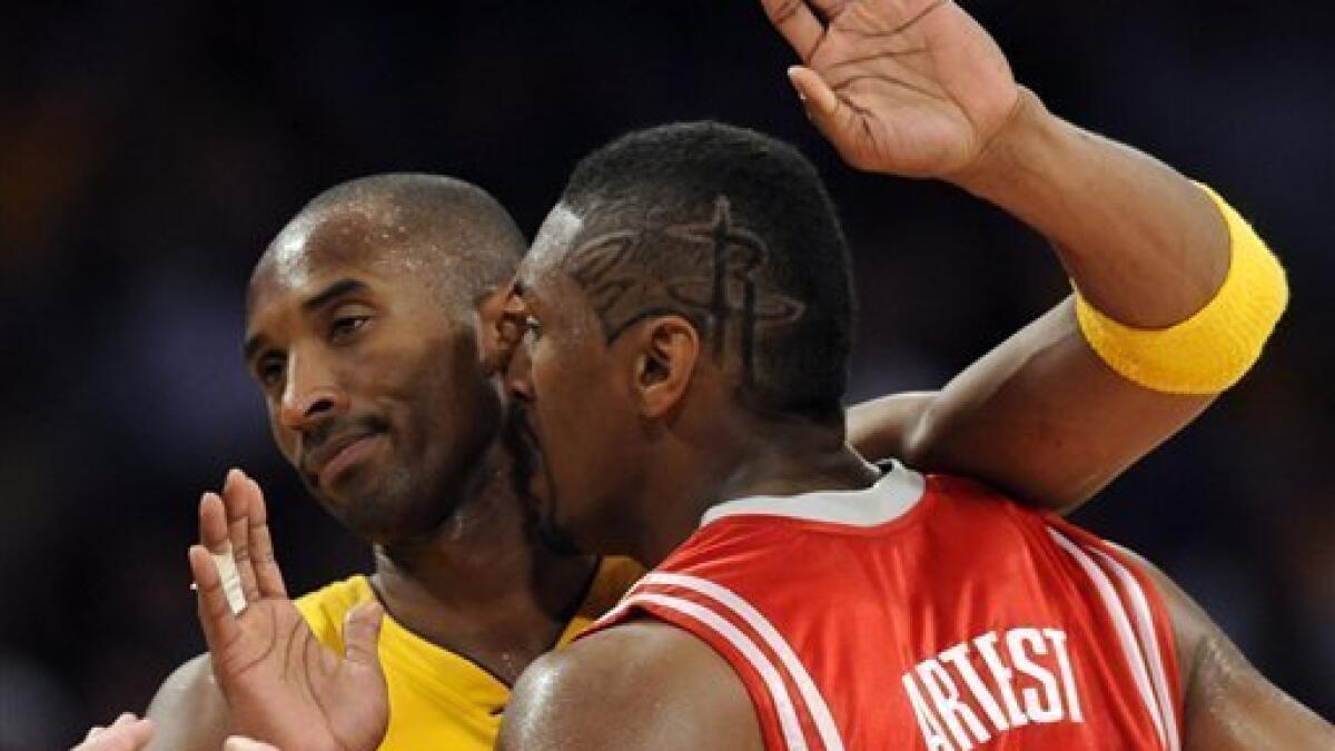 Ron Artest, Kobe Bryant, and Wayward Elbows - Silver Screen and Roll