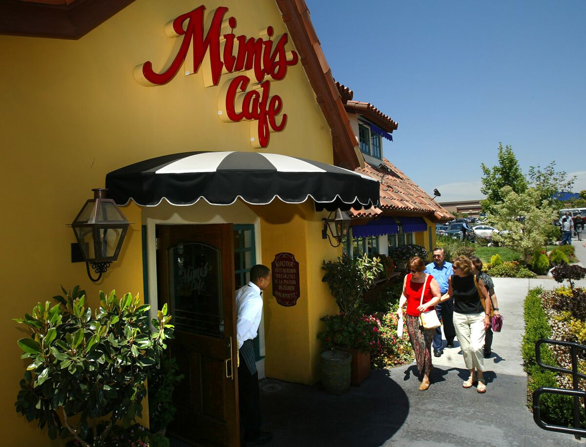 Mimi's was sold by owner Bob Evans Farms for $50 million.