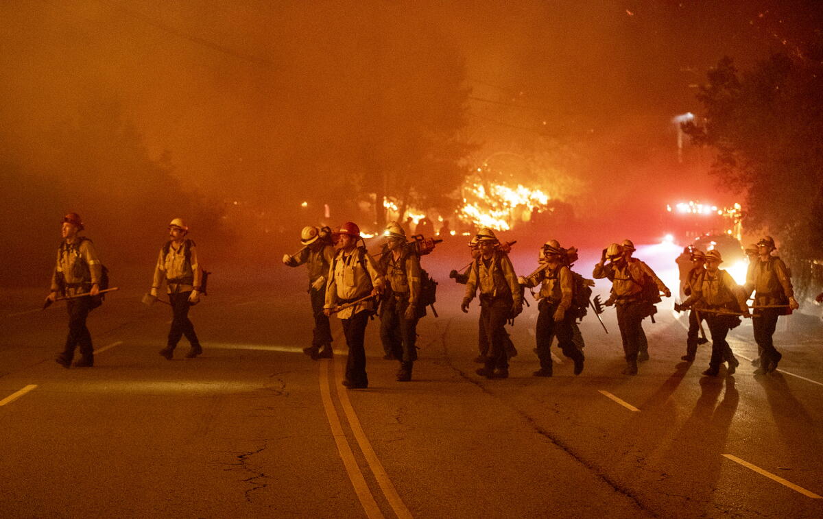 Humtity Fire Getty fire: Students make harrowing escape from Mount St. Mary's ...