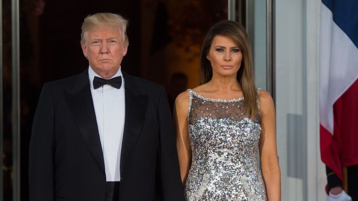 President Donald Trump and First Lady Melania Trump.