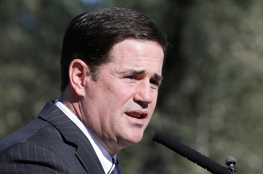 Arizona Gov. Doug Ducey said he signed the bill to prevent taxpayer subsidies from being used to fund abortions.