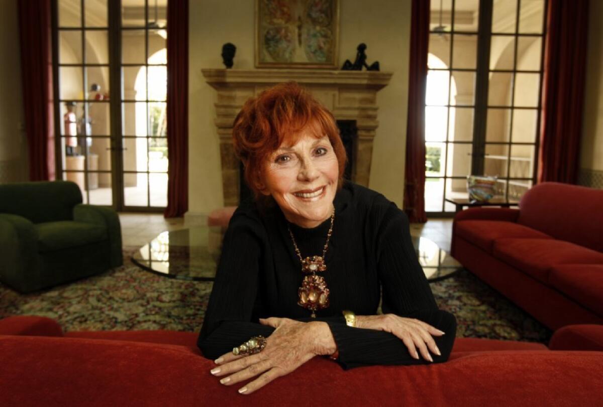 Philanthropist Glorya Kaufman photographed at her Beverly Hills home. Kaufman made a groundbreaking donation to USC to create a school of dance.