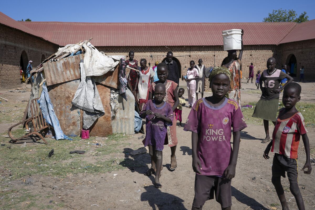 Displaced people in South Sudan