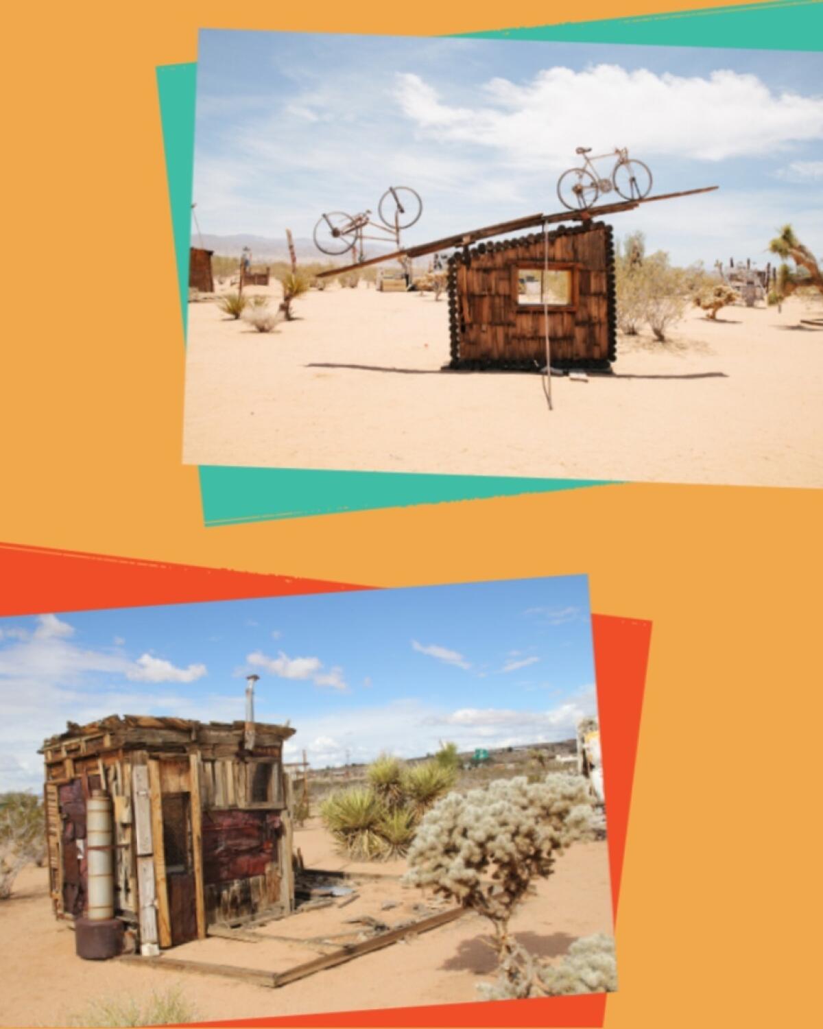 Noah Purifoy's free outdoor desert museum in Joshua Tree offers ample space to appreciate art at social distance.