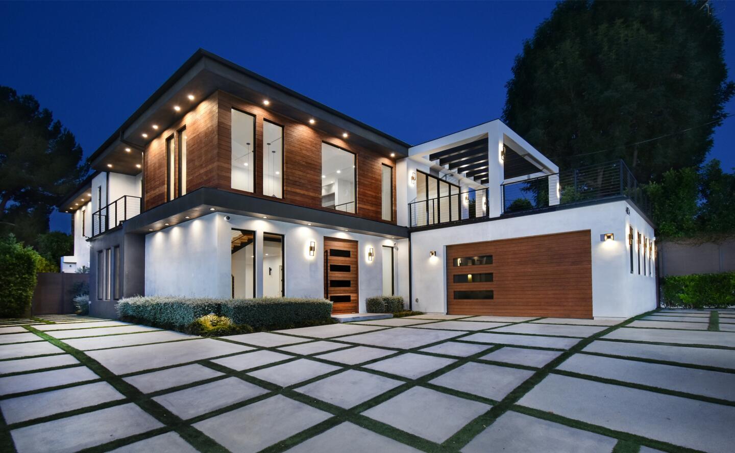 The modern residence.