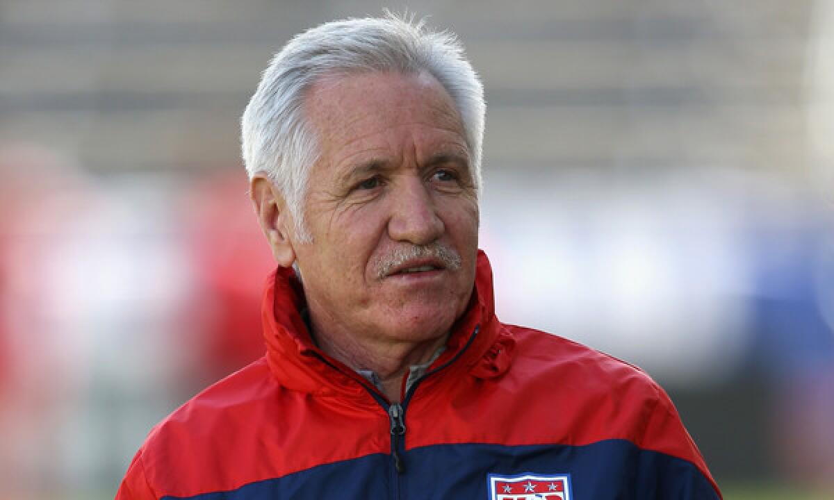 U.S. Soccer fired women's national team coach Tom Sermanni following an exhibition win over China on Sunday.