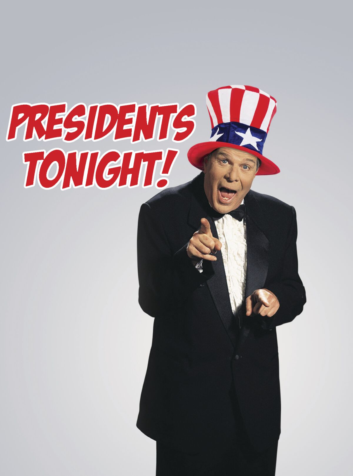 Richard Lederer will present “Presidents Tonight” Monday, March 9 at 7:30 p.m. at the North Coast Repertory Theatre in Solana Beach.