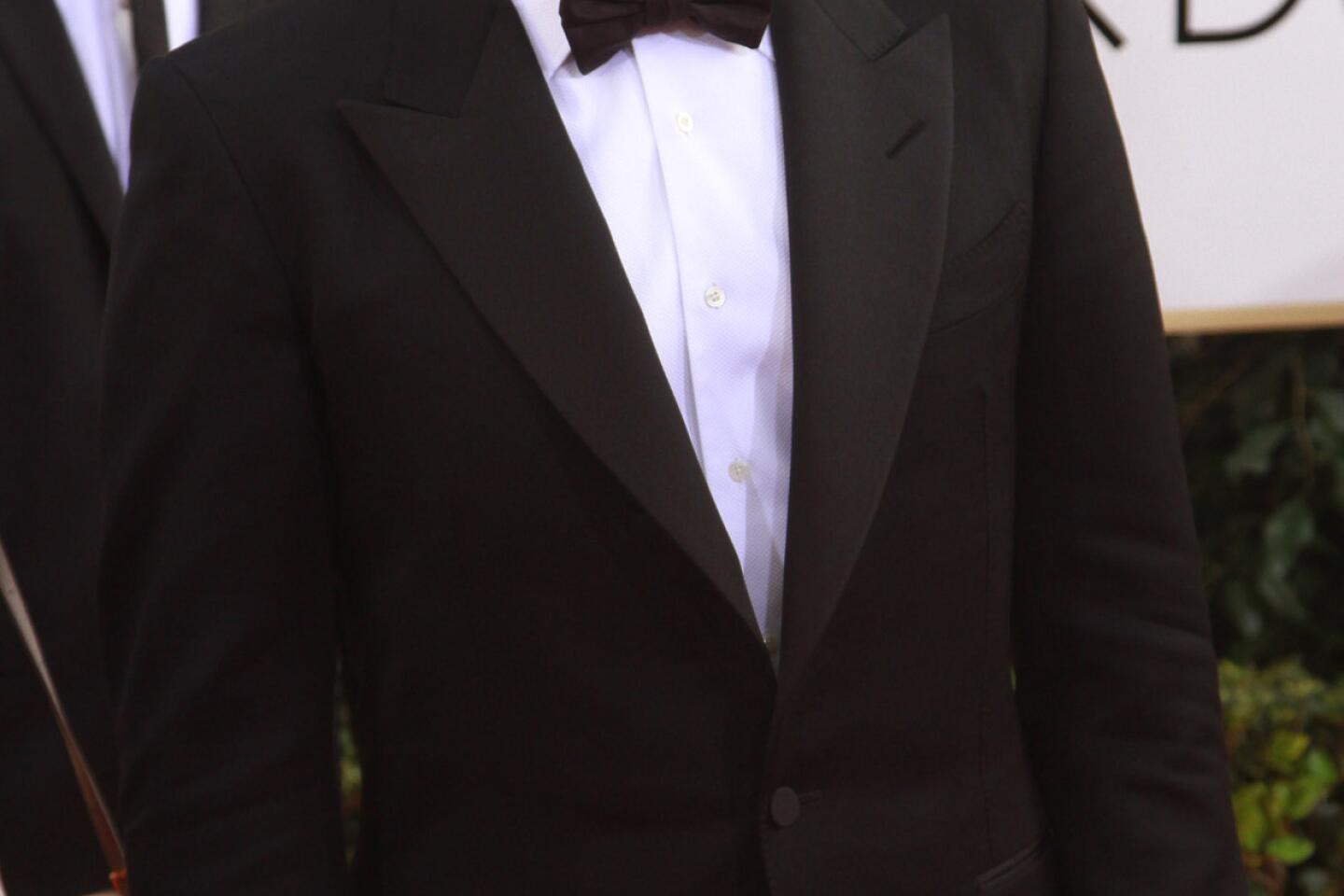 TOM FORD - Bradley Cooper wore a grey TOM FORD peak lapel suit
