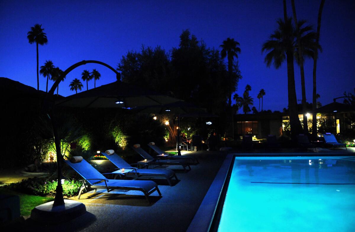 The Riviera Palm Springs opened in the late 1950s and was a hit with the midcentury crowd.