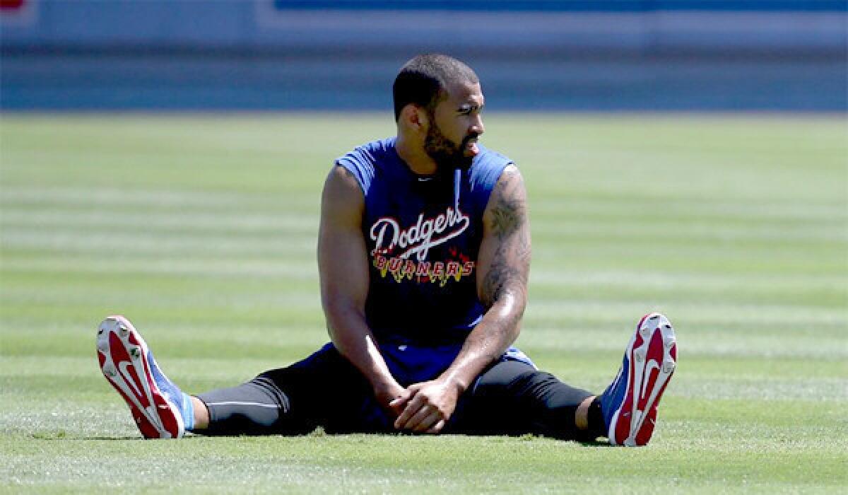 Matt Kemp will remain with Rancho Cucamonga to start this week instead of returning to the Dodgers.