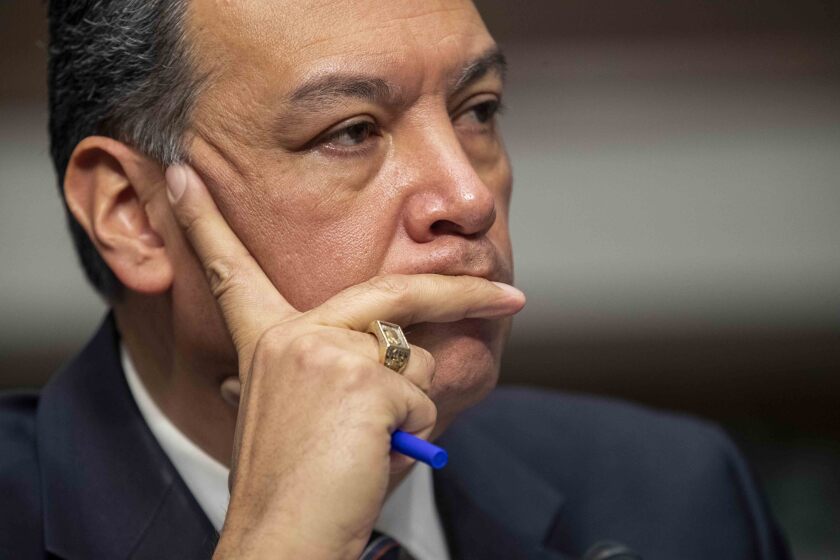 U.S. Sen. Alex Padilla of California.
