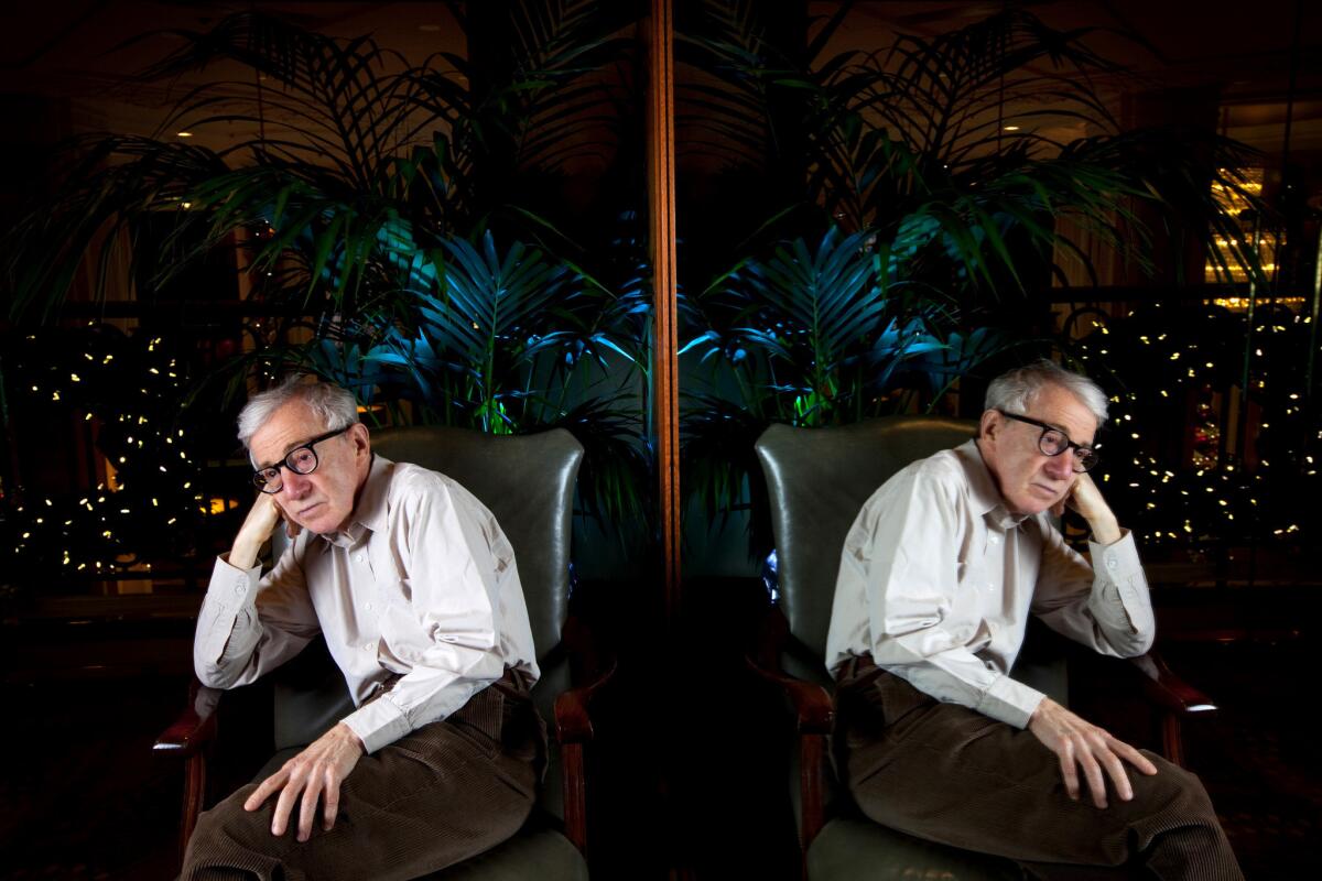 Sony Pictures Classics will release Woody Allen's next film, "Magic in the Moonlight." He's shown here during an interview about "Blue Jasmine" in Beverly Hills in 2013.