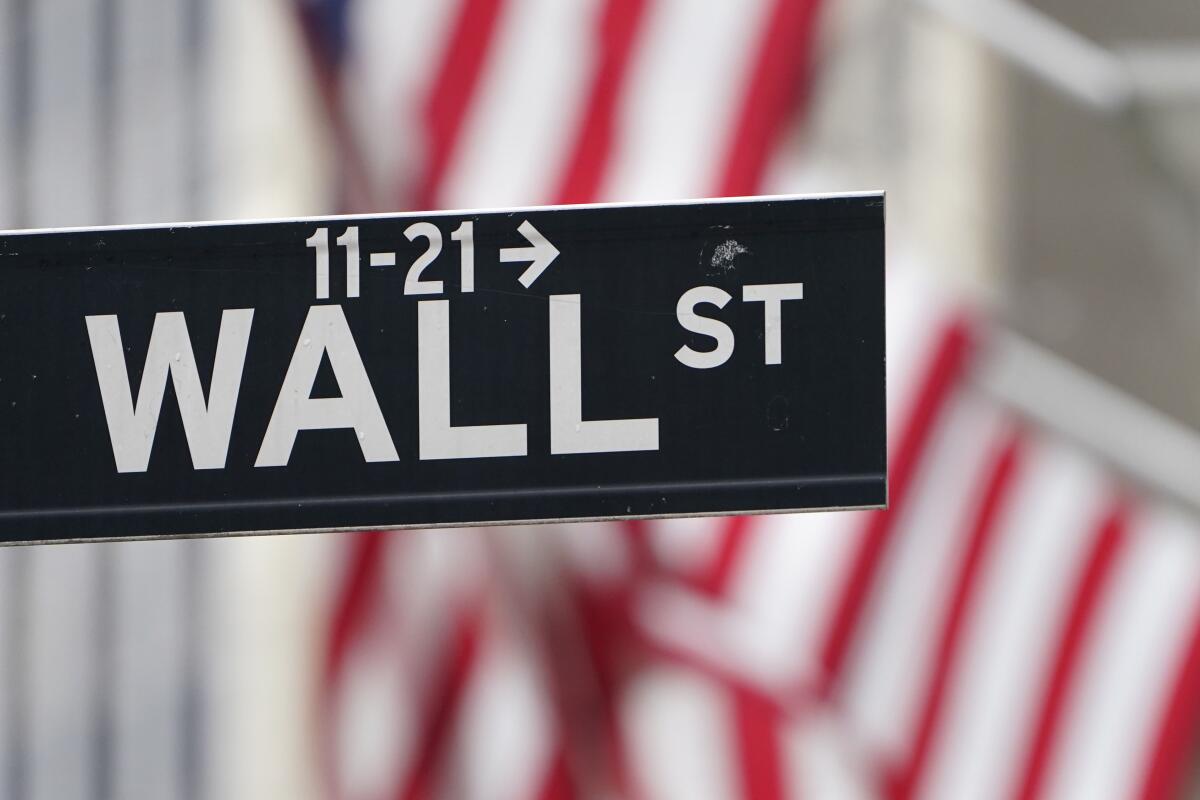 Wall Street sign