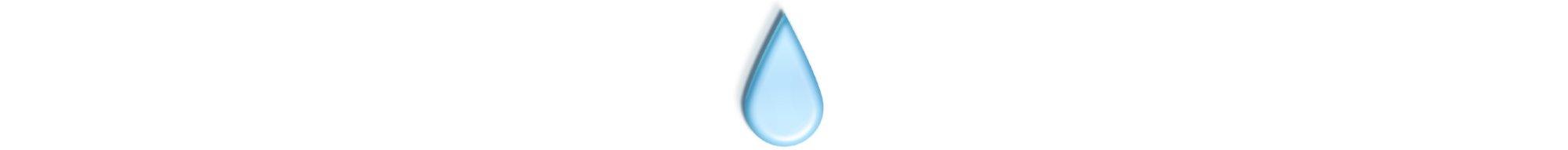 One realistic illustrated water drop