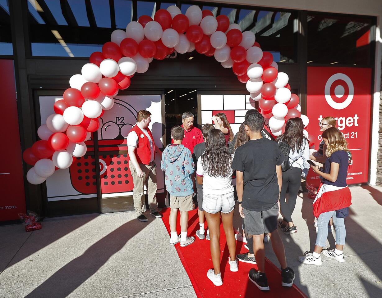 Photo Gallery: Target sneak peek grand opening in La Canada in former Sport Chalet building