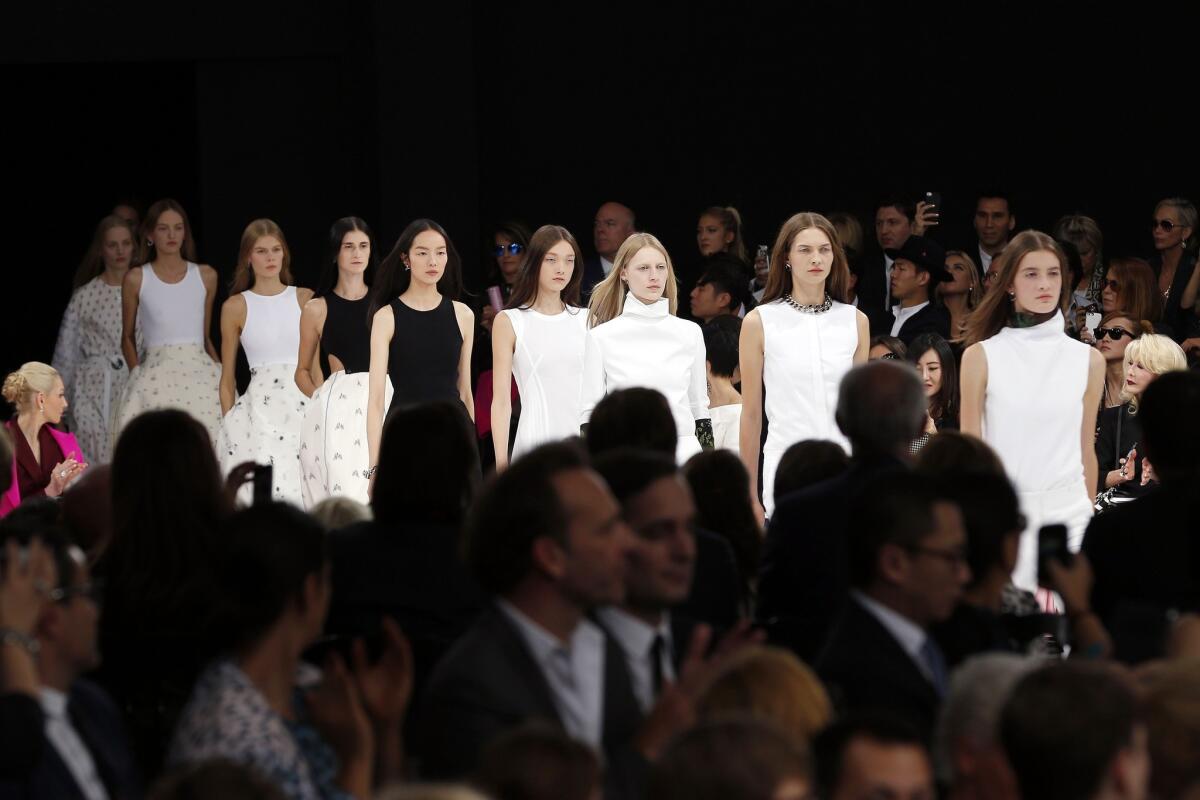 Raf Simons gives a blockbuster Dior show at Paris Fashion Week.