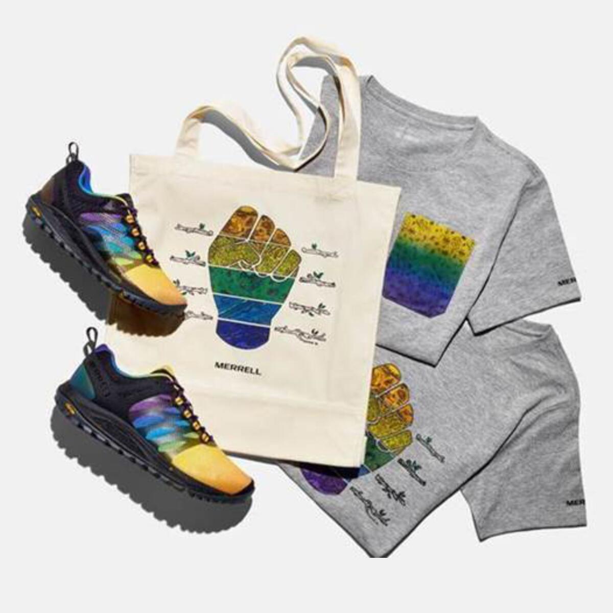 Merrell collaborative designs by artist Latasha Dunston are out this week.