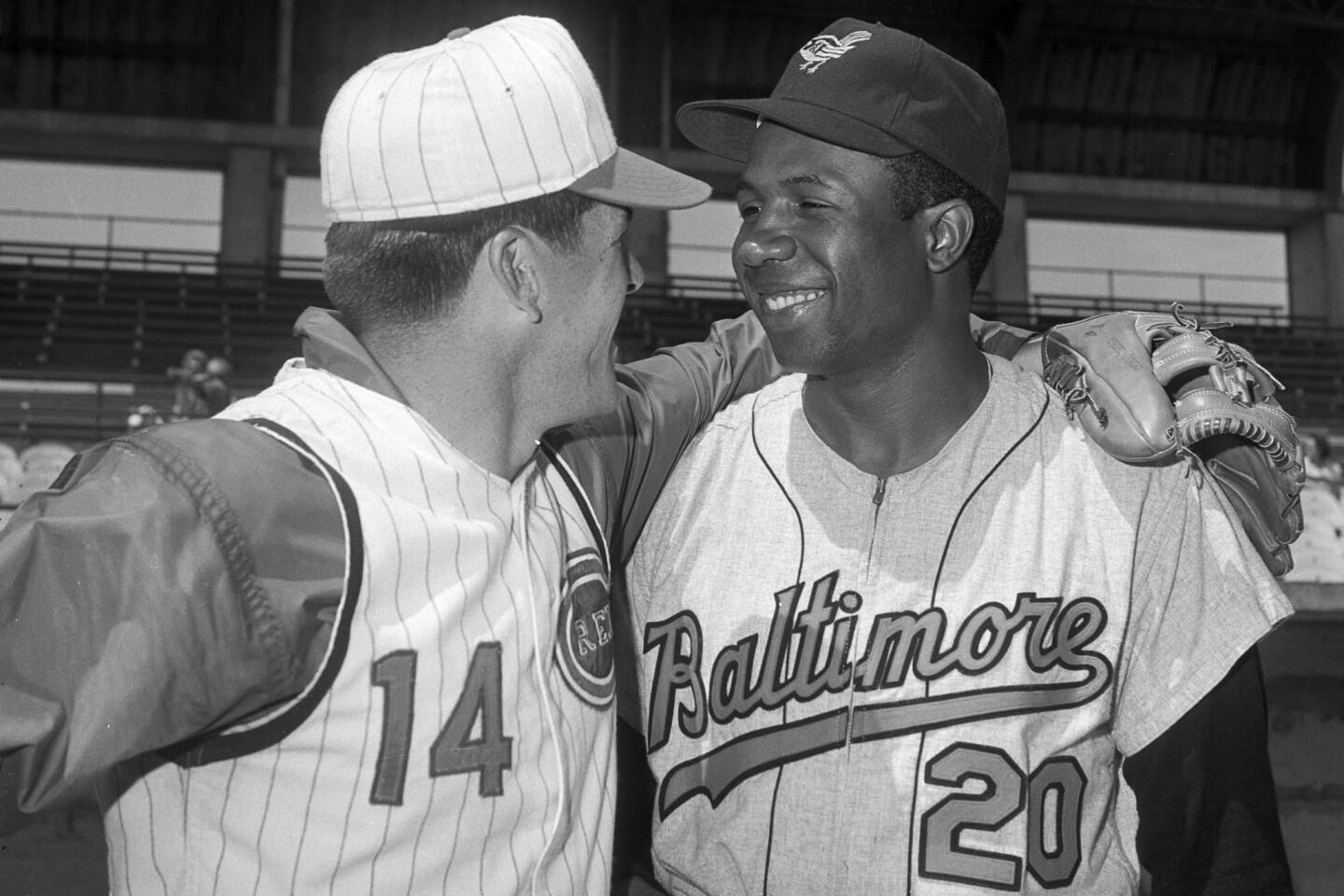 Frank Robinson, Hall of Famer and baseball's first black manager, dies at 83