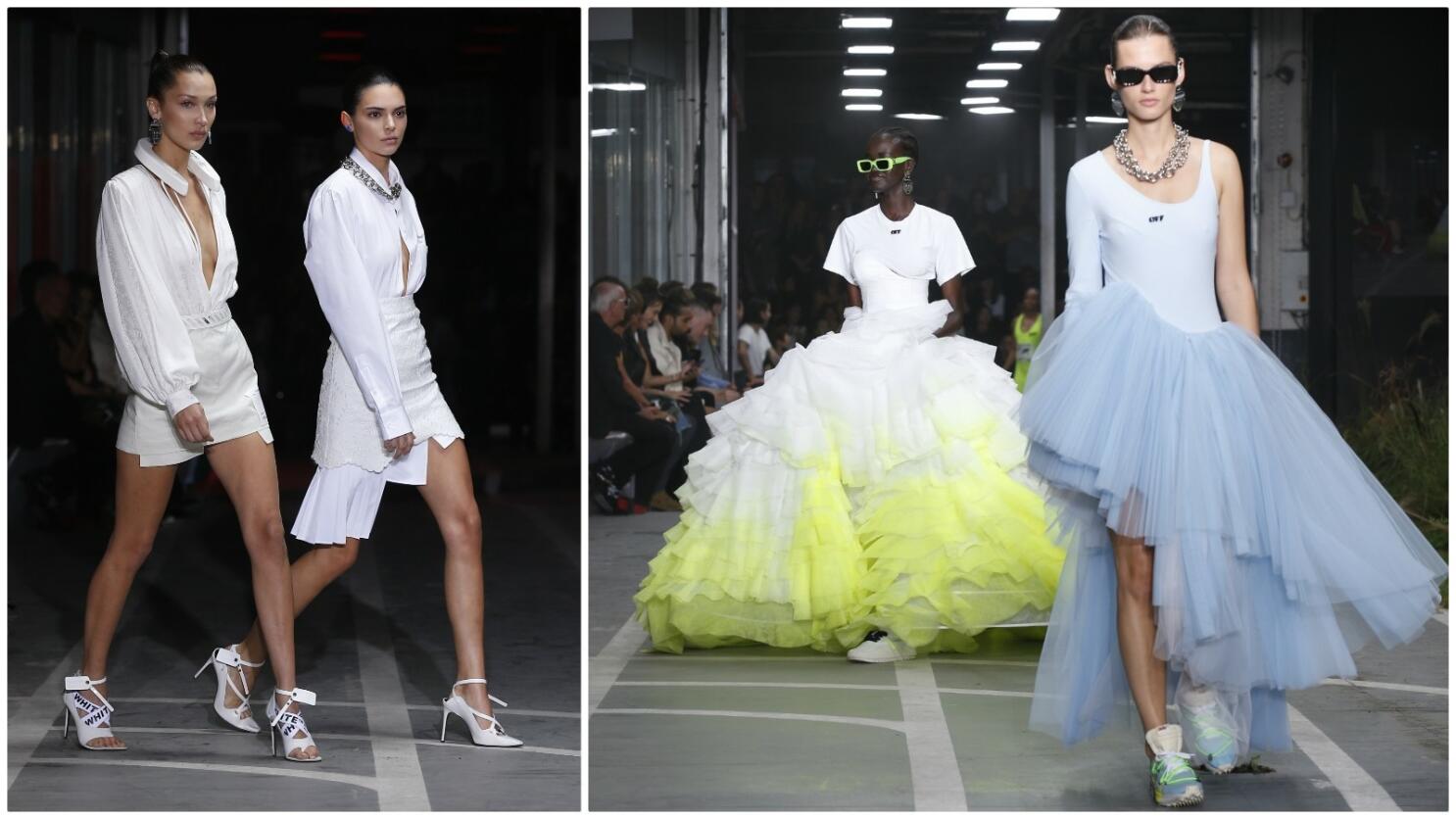 Paris Fashion Week: For spring and summer 2019, Off-White is on-trend, and  Nike is onboard - Los Angeles Times